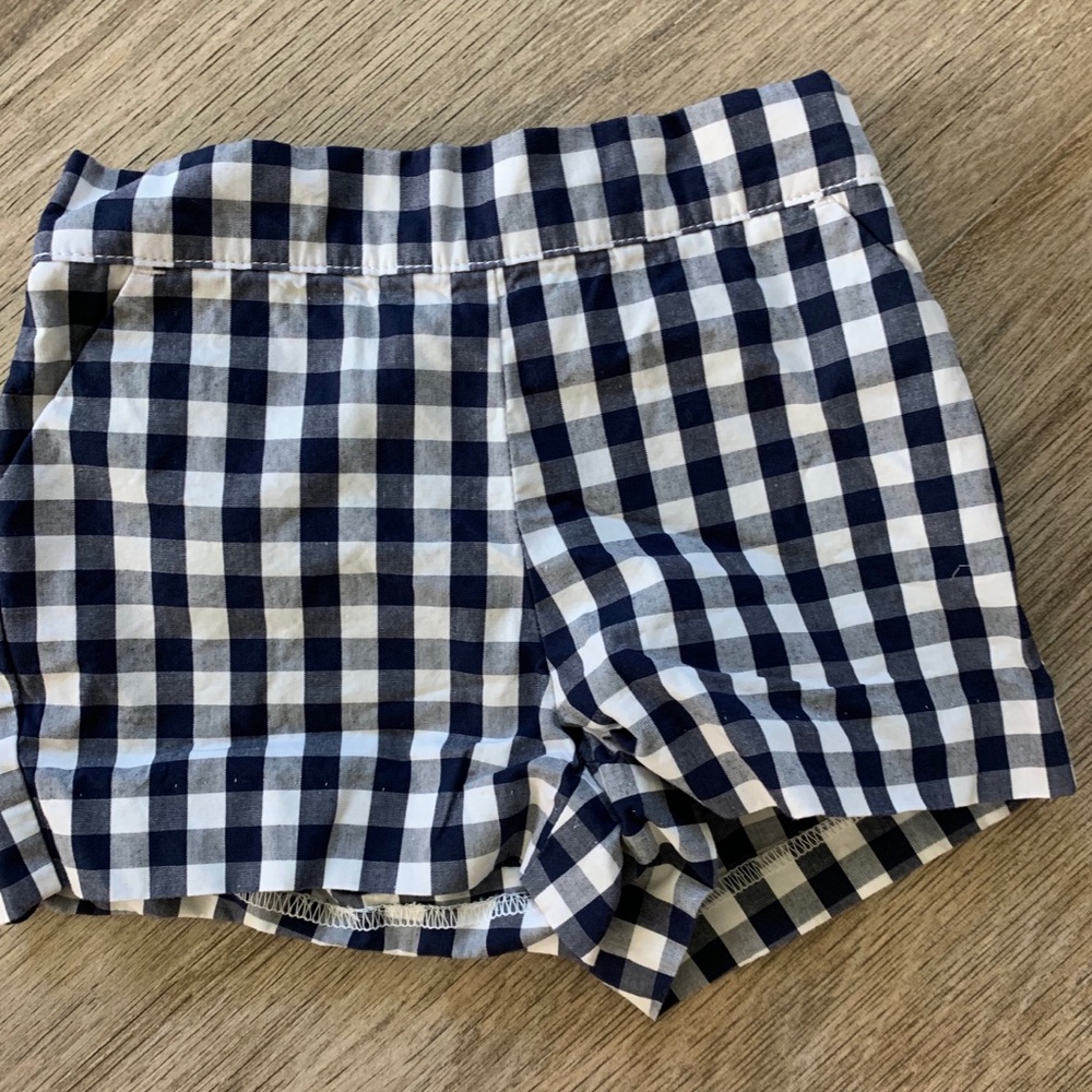 Janie & Jack Baby Girl Plaid Shorts